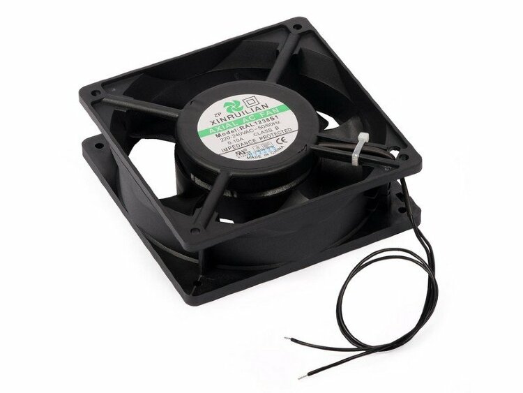 Вентилятор для настенных шкафов 120х120х38 мм, 220В — 