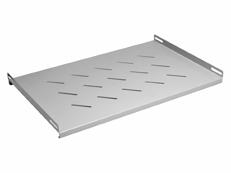 Полка стационарная для настенных шкафов, глубина 250мм, серая — 