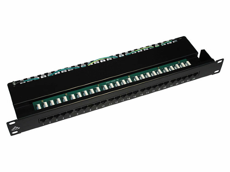 Патч-панель телефонная 25 портов RJ45 8p-6c, категория 3, 1U — 