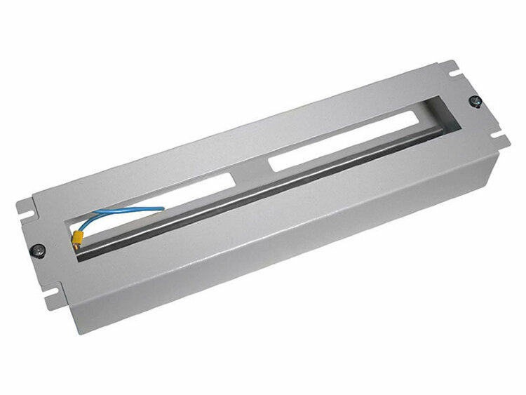 Корпус с DIN-рейкой на 22 места, 19&quot;, 3U, серый — 